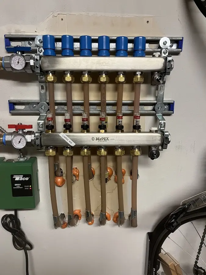 Plumber performing Gas Leak Detection at a residential property in Scottsville